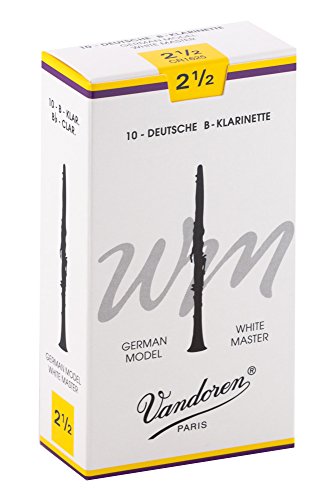 Vandoren Blätter B-Klarinette Deutsch 2,5 White Master